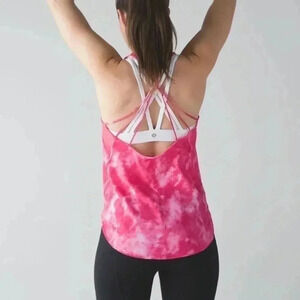 Lululemon 5 Mile Singlet Tidal Trip Boom  Juice / Boom Juice 6